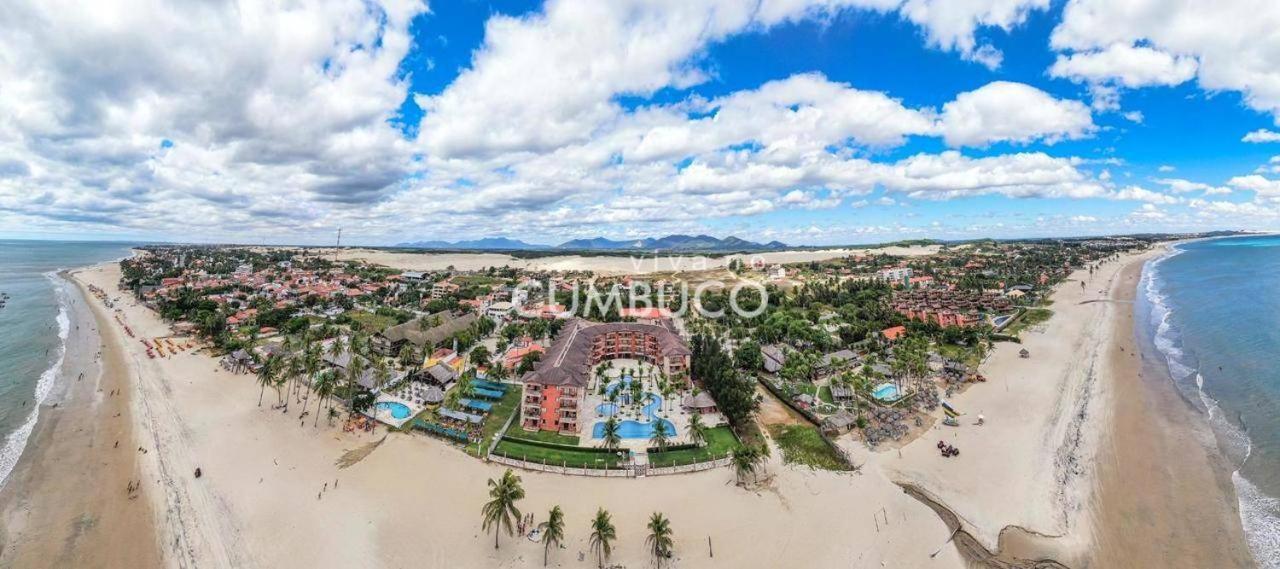 Kariri 215 46M², Pe Na Areia, Varanda Vista Mar! Кумбуко Экстерьер фото