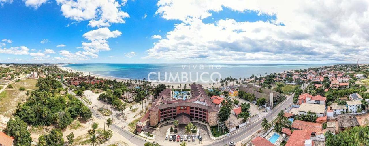 Kariri 215 46M², Pe Na Areia, Varanda Vista Mar! Кумбуко Экстерьер фото